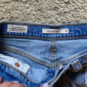 Levi’s premium rib cage shorts